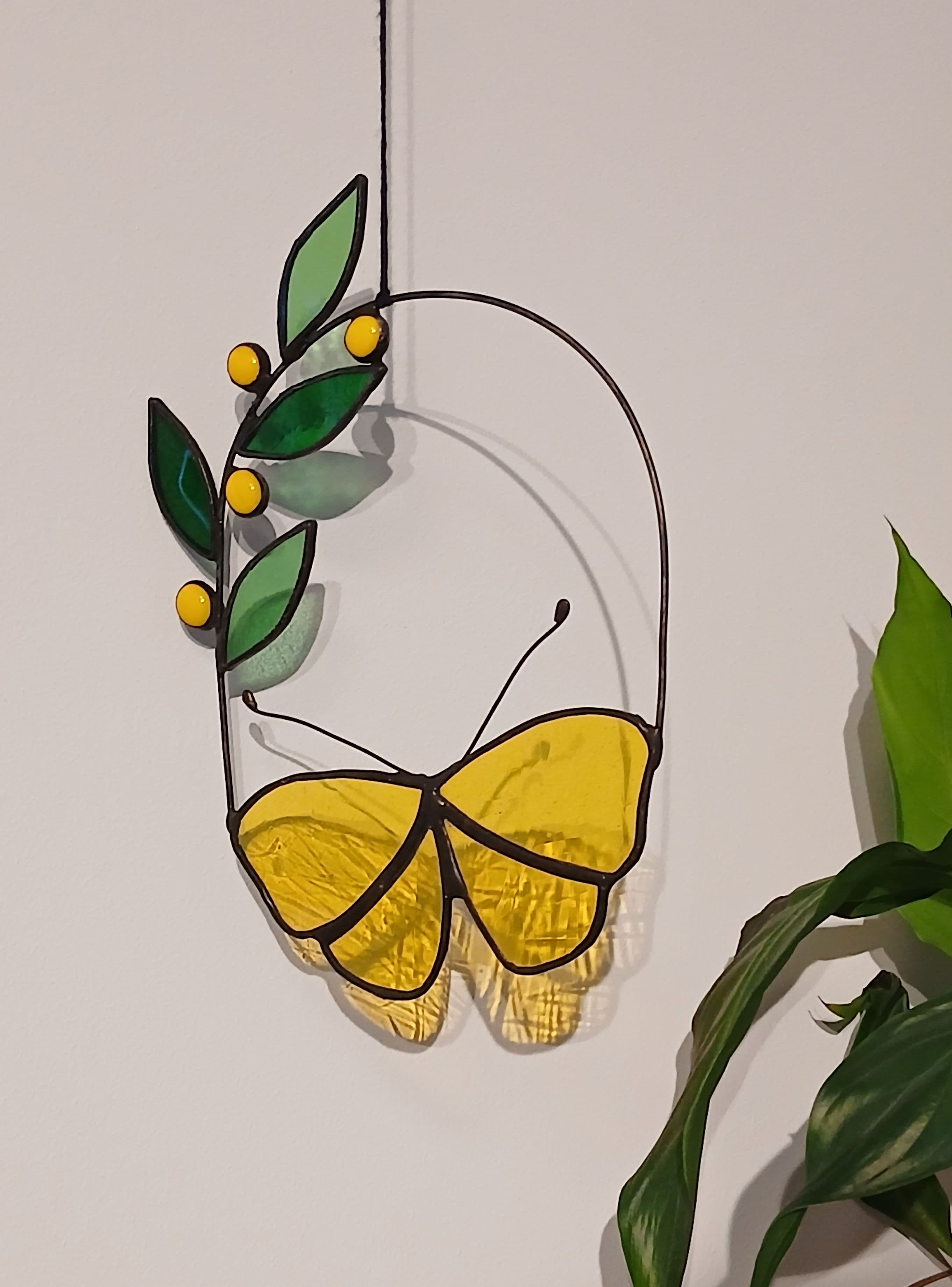 zonnevanger gele vlinder